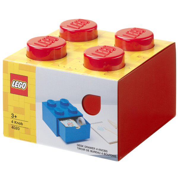 LEGO Schubladenbox DESK DRAWER 4, 1 Schub, schwarz