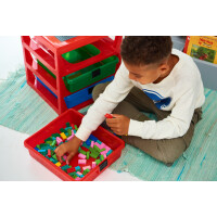 LEGO Schubladenbox 3-DRAWER STORAGE RACK, 3 Schübe, rot