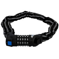 FISCHER Ketten-Fahrradschloss Reflex Zahlen, Länge:...