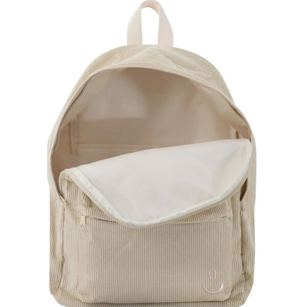 EBERHARD FABER Freizeit-Rucksack, aus Cord, beige