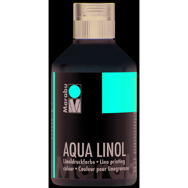 Marabu Aqua-Linoldruckfarbe, karminrot, 250 ml