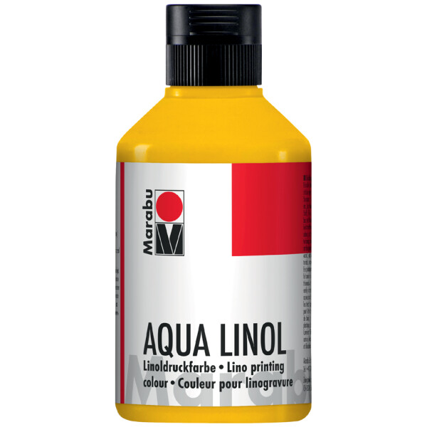 Marabu Aqua-Linoldruckfarbe, karminrot, 250 ml