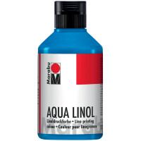 Marabu Aqua-Linoldruckfarbe, karminrot, 250 ml
