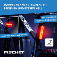 FISCHER Fahrrad-LED-Rückleuchte, 50 Dioden