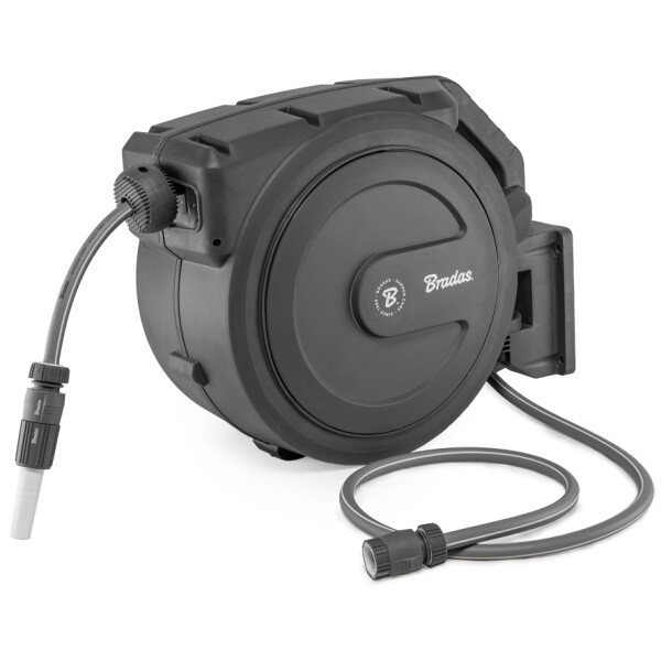 Bradas Automatik-Schlauchaufroller-Set WHITE LINE 1 2", 20 m