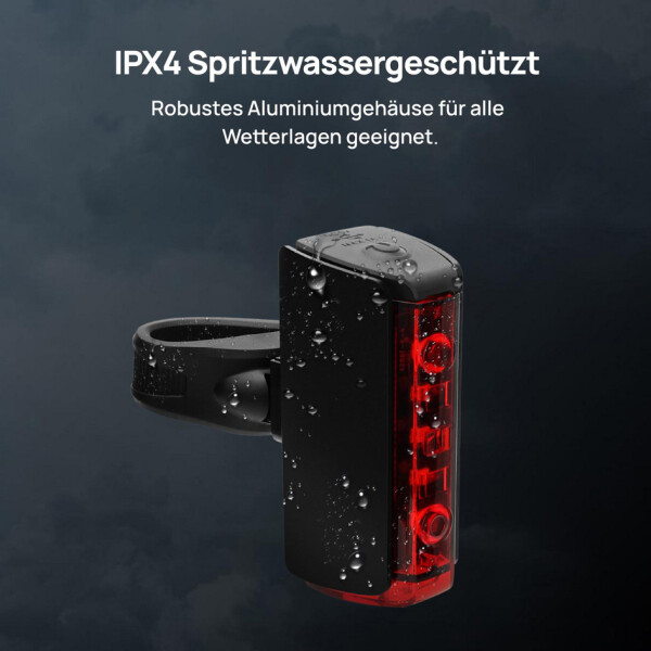 FISCHER Akku-LED-Beleuchtungs-Set TWIN STOP, 110 Lux