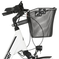 FISCHER Fahrrad-Lenkerkorb mit Schnellbefestigung, schwarz