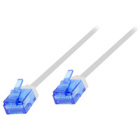 LogiLink Slim High-Flex Patchkabel, Kat. 6A, U UTP, 0,15 m