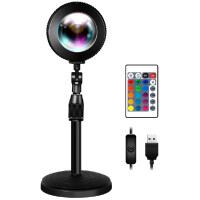 LogiLink Sunset-Projektionslampe mit Fernbedienung, schwarz