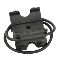 FISCHER Fahrrad-Universal-Pumpenhalterung, schwarz