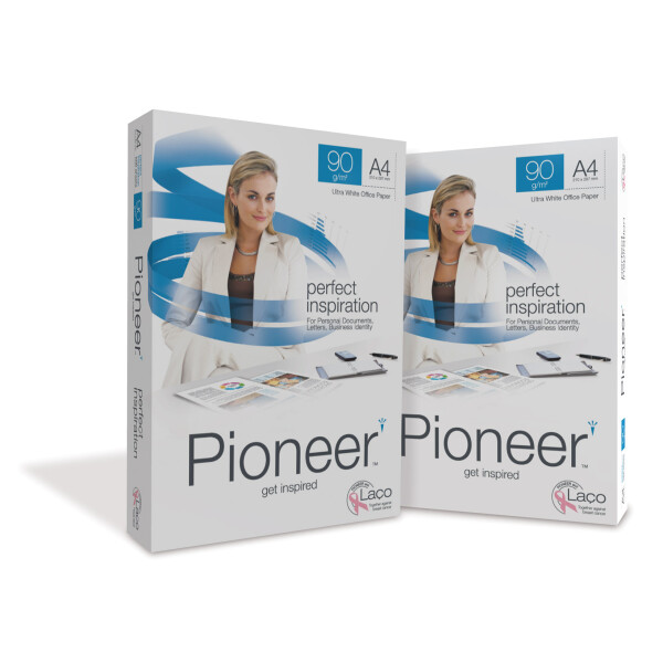PIONEER perfect inspiration Premiumpapier hochwei&szlig; A4 90g - 1 Karton (2.500 Blatt)