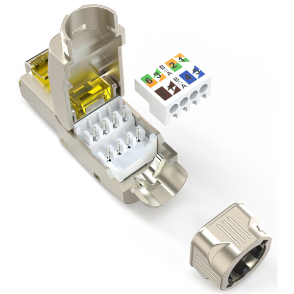 DIGITUS Feldstecker Kat. 8.1, geschirmt