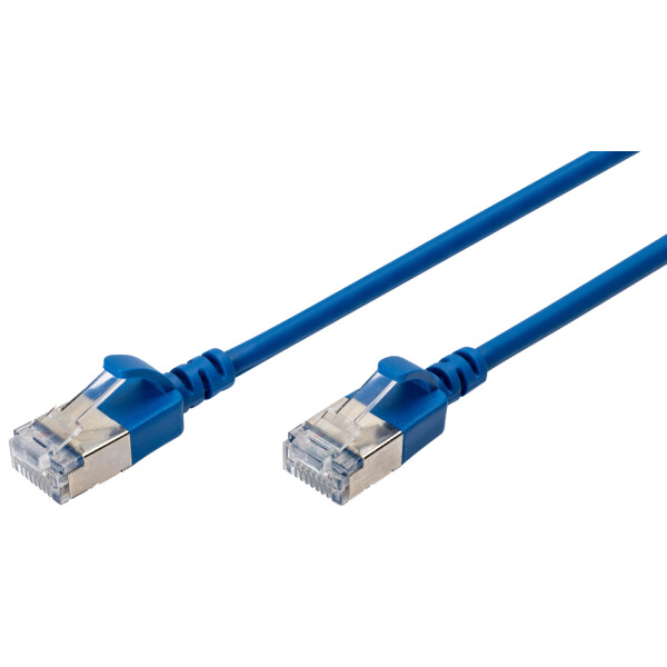 DIGITUS Slim Patchkabel, Kat. 6A, F FTP, rot, 1,0 m