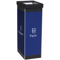 PAPERFLOW Wertstoffsammelbox für Papier, schwarz, 60...