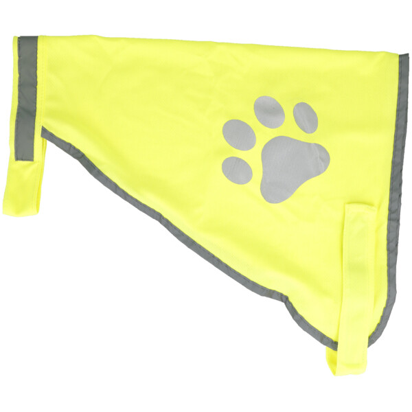 FIRST AID ONLY Hunde-Warnweste mit Pfoten-Print, gelb, L