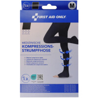 FIRST AID ONLY Kompressions-Strumpfhose, XXL, schwarz
