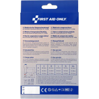 FIRST AID ONLY Kompressions-Strumpf, kniehoch, XXL, schwarz