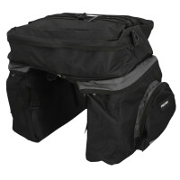 FISCHER Fahrrad-Gepäckträgertasche, 3-fach,...