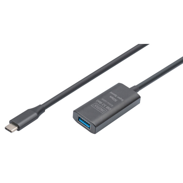 DIGITUS USB 3.2 Gen1 Aktives Verl&auml;ngerungskabel, 5,0 m