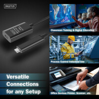 DIGITUS USB 3.2 Gen1 Aktives Verlängerungskabel, 10,0 m