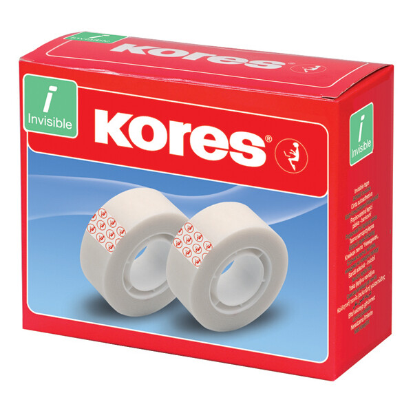 Kores Klebefilm Invisible Tape, 19 mm x 33 m, matt