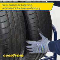 GOODYEAR KFZ-Reifenregal, für 4 Reifen, blau