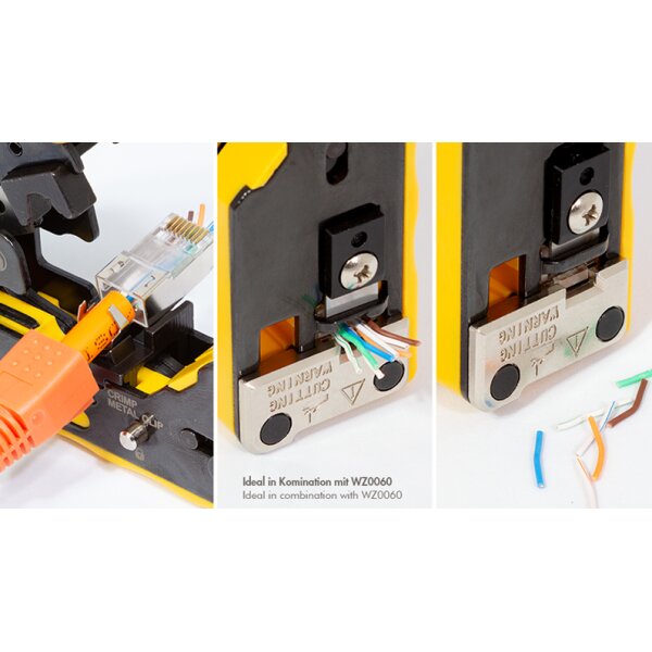 LogiLink Modulares RJ45-Steckverbinder-Set Kat. 6A &amp; Kat. 7