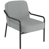 PAPERFLOW Besuchersessel MEDSO RUND M, Stoff, grau