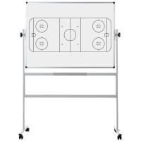 Bi-Office Mobile Weißwandtafel, Eishockeyfeld,...