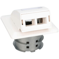 DIGITUS FTTH Glasfaser Unterputz-Wandanschlussdose, weiß