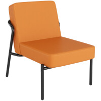 PAPERFLOW Besuchersessel MEDSO KLASSIK S, Kunstleder, orange