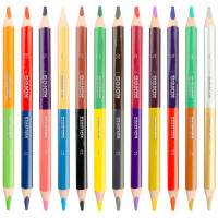 Kores Buntstifte Kolores JUMBO DUO, 12er Karton-Etui