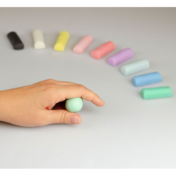 Kores Kinderknete "PLASTILINA Pastell", 10 Pastellfarben