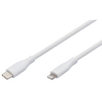 DIGITUS Silikon-Anschlusskabel, USB-C - Lightning, 1,0 m