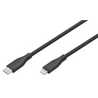 DIGITUS Silikon-Anschlusskabel, USB-C - Lightning, 2,0 m