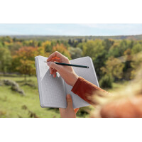 sigel Notizbuch Re-Up, DIN A5, liniert, moosgrün