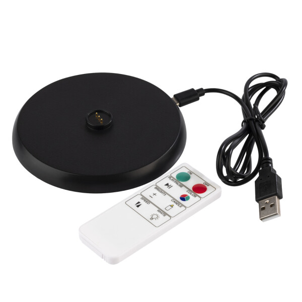 APS Akku LED-Tischleuchte MERLE, rost