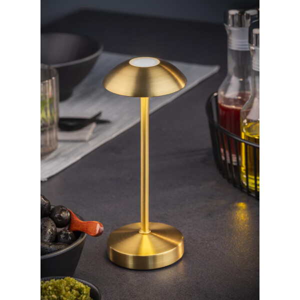 APS Akku LED-Tischleuchte ALVA, schwarz