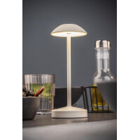 APS Akku LED-Tischleuchte ALVA, schwarz