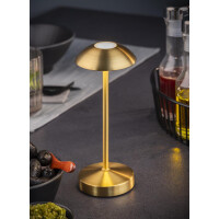 APS Akku LED-Tischleuchte ALVA, schwarz