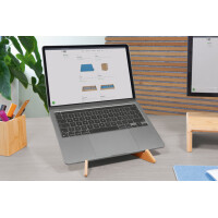 sigel Notebook-Ständer Eyestyle, aus Bambus