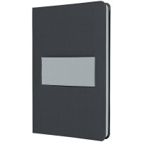 sigel Notizbuch Linescape, DIN A5, liniert, dunkelgrau grau