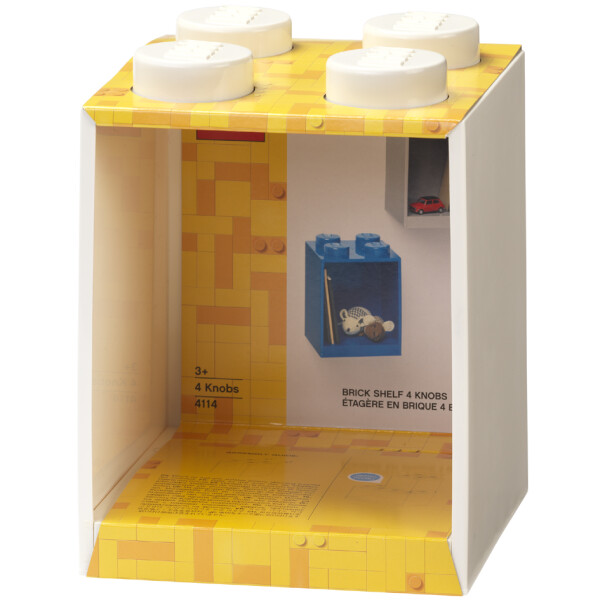 LEGO Bausteinregal BRICK SHELF 4, Breite: 159 mm, rot