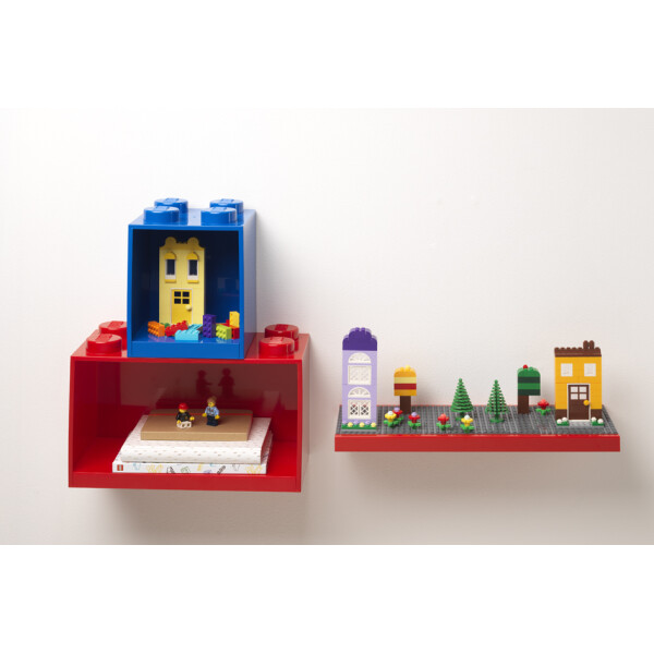 LEGO Bausteinregal BRICK SHELF 4, Breite: 159 mm, blau