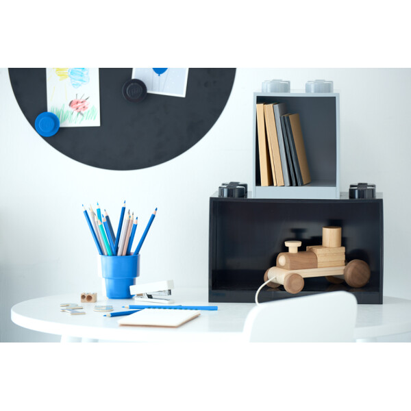 LEGO Bausteinregal BRICK SHELF 4, Breite: 159 mm, blau