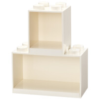 LEGO Bausteinregal-Set BRICK SHELF, 2-teilig, blau
