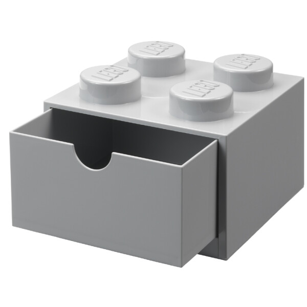 LEGO Schubladenbox DESK DRAWER 4, 1 Schub, rot