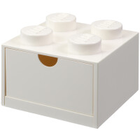 LEGO Schubladenbox DESK DRAWER 4, 1 Schub, rot