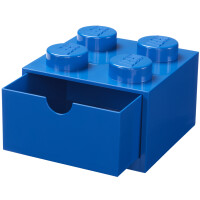 LEGO Schubladenbox DESK DRAWER 4, 1 Schub, blau
