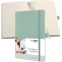 sigel Notizbuch Conceptum, DIN A5, blanko, schwarz